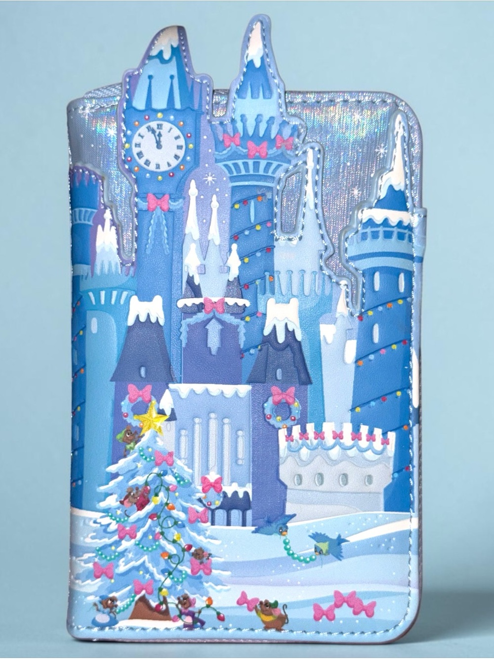 Loungefly Cinderella Castle Christmas Wallet